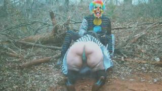 GIbbyTheClown - Pawg gets big clown dick in woods - PAWG-6