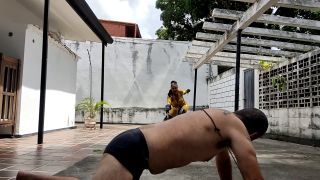  Femdom   Latin Beauties in High Heels: AFAE 15 foot bullwhipping by the absolute Queen of the Bullwhip Ama K  Femdom-1