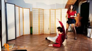 Femdom porn Fightingdream: Alison black skirt selfdefense  Femdom  -3