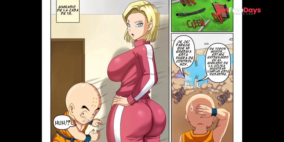 [GetFreeDays.com] Android 18 Fucking Everyone at the Gym Hiding from Her Husband - Dragon Ball Z Porn Sex Video March 2023