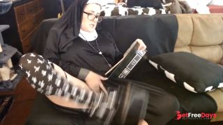 [GetFreeDays.com] Naughty Nun Fucks Her Dildo In Bible Study Porn Clip January 2023-3