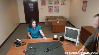 Perv Principal MYLF - Demi Diveena - The Naughty Diary - Facial-1