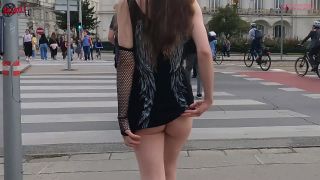 Pussy Flashing And Extreme Exhibitionism In Vienna  Dollscult 1080p-4