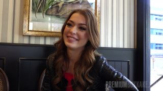 PremiumBukkake presents Misha Maver – Interview Bukkake!-9
