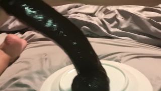 My wife fucking a huge black dildo | pussy | toys -2