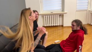 PETITE PRINCESS FEMDOM: "ASS SERVANT AND FOOT SNIFFER SLAVE FOR TWO MISTRESSES" (1080 HD) (2025)-8