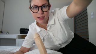 free online video 38 annette schwarz femdom Ashley Alban – Sister Bernadette, masturbation instructions on fetish porn-3