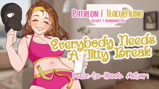 TeacupAudio - Everybody Needs a Titty Break (F4M) (ASMR Roleplay) (Girlfriend Offers You a Boob Pillow)-8