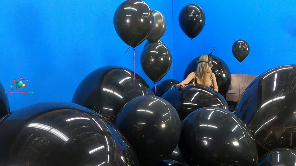 Custom Fetish - Mistress Bunny Dominates Balloons - Fetish