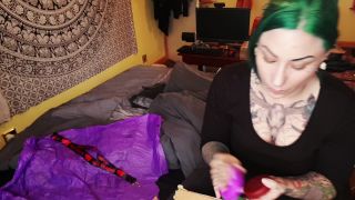 porn clip 15 TattooedMilfyMama – Mamas Bad Dragon Care Package Review | odd insertions | toys femdom foot fetish-3