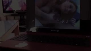  webcam | horny girl watching porn and selfie fingering pussy | joker-9