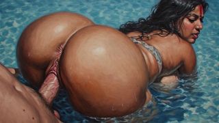 thepopbhabhi - Mujhe Pool Ke Andar Ghodi Bana Kar Choda Gaya Hindi Short Video-1