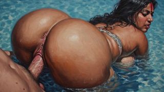 thepopbhabhi - Mujhe Pool Ke Andar Ghodi Bana Kar Choda Gaya Hindi Short Video-2
