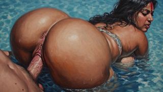 thepopbhabhi - Mujhe Pool Ke Andar Ghodi Bana Kar Choda Gaya Hindi Short Video-3