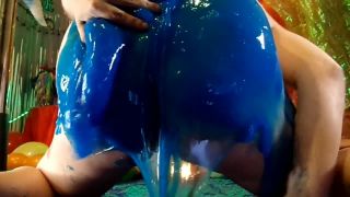 clip 38 Sl dripping feet joi slime play foot worship on cumshot femdom face-8