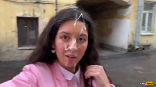 Katty West - Fucked And Went To College With Cum On Her Face - Cumwalk Full HD - Public sex-9