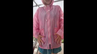 UKCuteGirl () Ukcutegirl - gardening in pink pvc cuz its raining out 14-08-2020-9