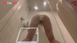 [GetFreeDays.com] College Babe Rides a Large Dildo In The Shower Porn Stream July 2023-3