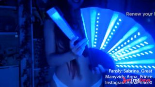 Nude Fan Flow Private Light Show-1