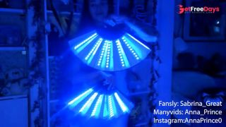 Nude Fan Flow Private Light Show-3