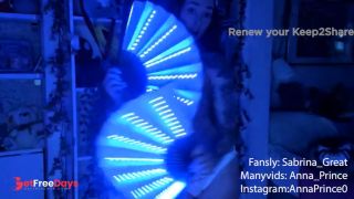 Nude Fan Flow Private Light Show-6
