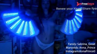 Nude Fan Flow Private Light Show-8