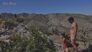 Blowjob On Mountain Top While Hiking  Kate Marley 1080p-3