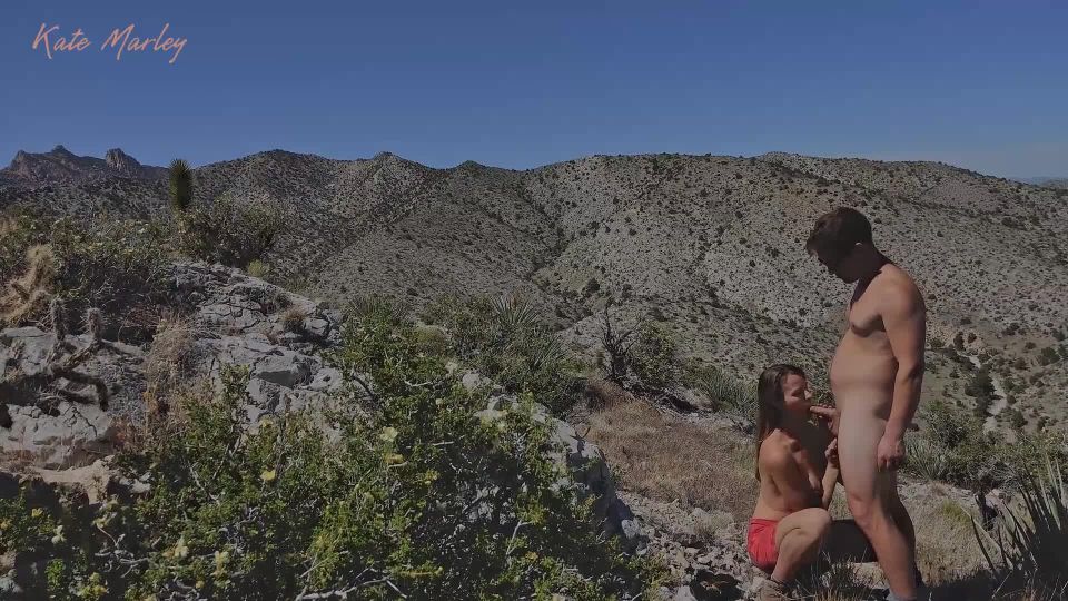 Blowjob On Mountain Top While Hiking  Kate Marley 1080p