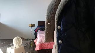 Girl Masturbating Amateur wife dancing naked around the house, hairy pussy, big ass.-5