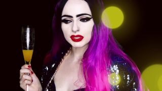 xxx video clip 39 latex femdom Empress Poison – Stay in and CHUG, jerkoff encouragement on fetish porn-8