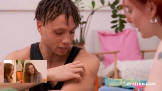 6243 Girlfriend Masturbates As Boyfriend Is Dominated Next Door-0