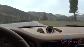 Point Of View Behind the scenes fun between sets playing with Ava Davis in the car-9