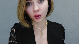 Russian Seductress - Feeding a Sissy With My Spit Sex Cli...-7