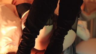 Ripped Tights Hardcore Fuck! Black Pants, Black Stocking, Pussy Fin....-8