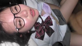 FC2PPV 1796308 【イタズラ】マン貫初のJ〇撮影！塾帰りの名門校メガネ巨乳制服女子／ヘンタイ塾講師のナマ挿入激ピスで白目半失神【高画質】 - FC2PPV-9