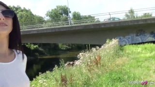 GERMAN_SC0UT - Shy 18yo Candid Ass Katy Pickup And Tricked To Fuck In Berlin - Shaved-1