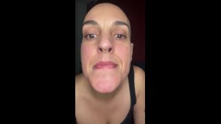 Cum on my face while I widen my eyes (Fetish porn)-1
