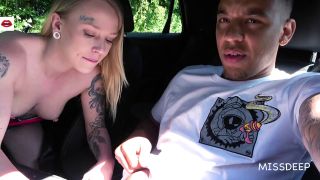 ALMOST CAUGHT! Old People Walked By While BLACK DUDE Fucks Me IN HIS CA.-2