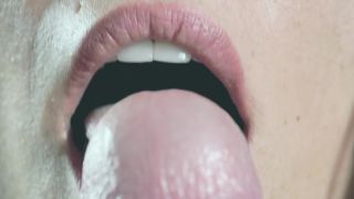 [Amateur] Close up sensual tongue blowjob-1