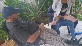 7124 Cuckold Jerking off while my Friend Fucks my Wife-4