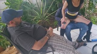 7124 Cuckold Jerking off while my Friend Fucks my Wife-5