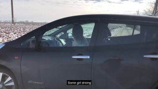 online video 40 MarySlava - HOT PUBLIC SEX IN A CAR - in the middle of the winter field , hardcore lesbian videos on amateur porn -0