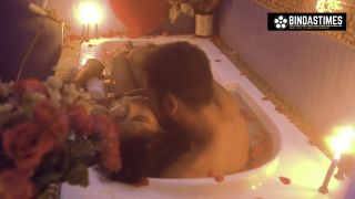 Marriage anniversary bathtub special sex with band hindi audio.-1
