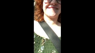 Kristie Conner Kristieconner - teasing in traffic with nothing under this cute little dress 16-08-2019-5