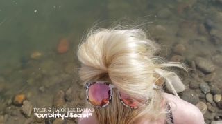 OurDirtyLilSecret POV Outdoor Blowjob with Cum Swallow - OurDirtyLilSecret-5