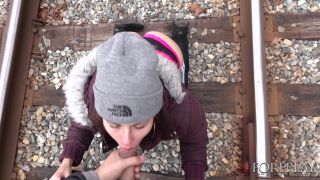 Train Tracks Blowjob 1080p – LJFOREPLAY | outdoor public blowjobs | blowjob blowjob hd porn video-8