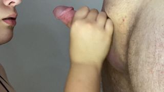 Giant Bukkake  I Make Stranger Cum In My Mouth And Get Full Covered In.-3