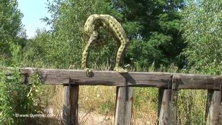 Strange flexible being in nature-2