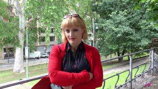 GERMAN_SC0UT - Big Tits Mature Mary Talk To Fuck At Street Casting For Cash - Outdoor-1