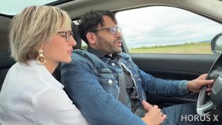 Emmanuel TORQUEMADA - Busty Blonde MILF Didine Fucked in the Car by Her Driver-1